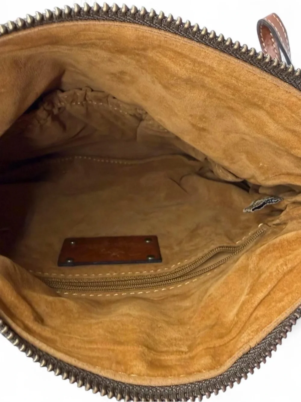Patricia Nash leather fold-over wristlet clutch